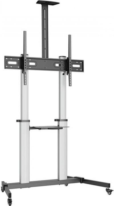equip TV trolley 60"-100"/1TFT 100kg with height adjustment gr (100", 100 kg)