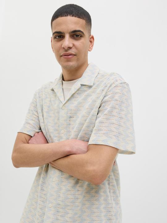 Produktbild Jack & Jones Jorsummer Luke Texture Resort Shirt Ss (XL)