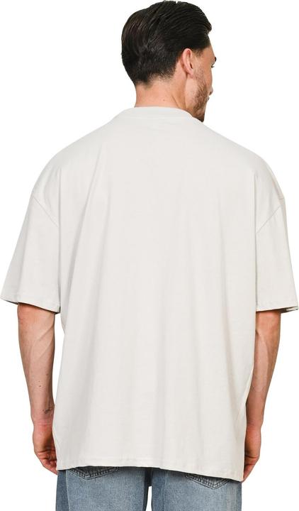 Actual product image Casual Classics Unisex Adult Combed Ringspun Cotton Extended Neckline Tall Oversized T-Shirt (XL)