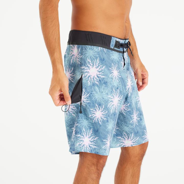 Image du produit Olaian Boardshort Surf 900 Long 20" Homme - Morpho Yingyang Bleu (40)