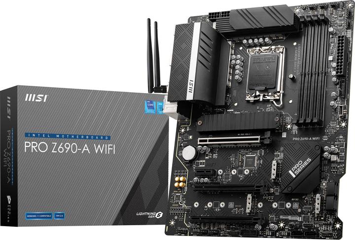 Produktbild MSI PRO Z690-A Wifi Z690 (LGA 1700, Intel Z690 (DDR5), ATX)