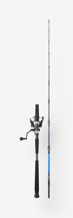 Immagine prodotto Caperlan Set da pesca canna da jigging Ilicium 500 Jigging 6.2" 30 lbs (Asta a tutto tondo, Set da pesca, 190 cm)