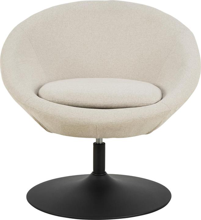 Immagine prodotto AC Design Sedia da salotto centrale Tessuto Apia beige 453