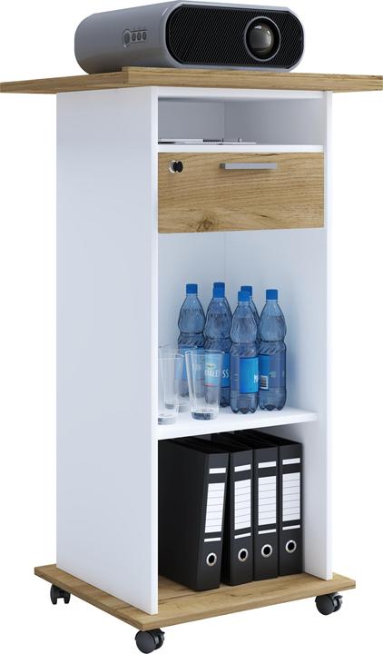 Actual product image VCM Table Trolley Projector Castors Neta (Floor stand)