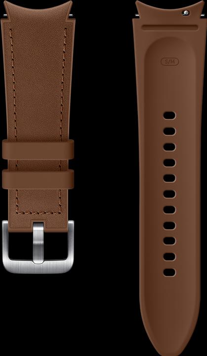 Samsung Hybrid Leather Band (20 mm, Fluoroelastomer, Leder)