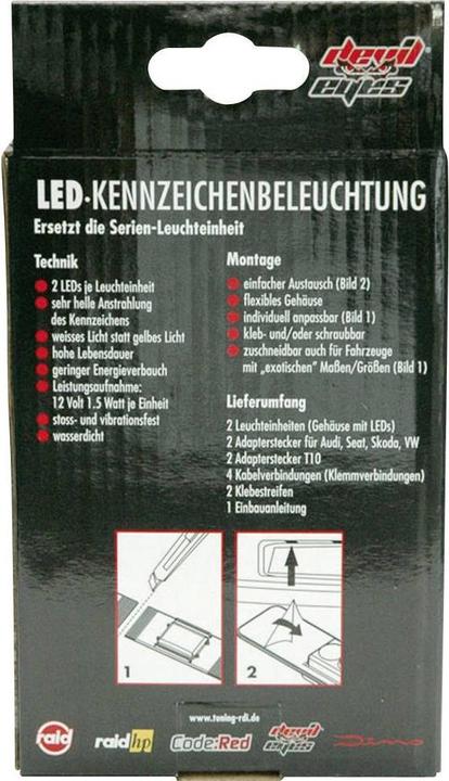 Produktbild Devil Eyes LEDKennzeichenbeleuchtunguniversal