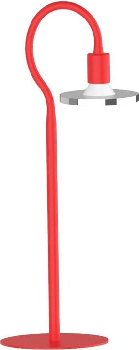 LightMe Simplessa LM85680 Lampe de bureau LED GU10 6 W rouge, chrome (420 lm, GU10)