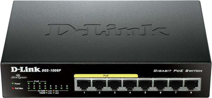 Produktbild D-Link Dgs-1008p (8 Ports)