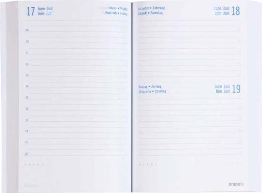 Produktbild Brepols Agenda Smart 11.5x17cm 214009009 1T/S ass., d/f/e/nl 19/20 (11.5 x 17 cm, Niederländisch, Englisch, Deutsch, Französisch)