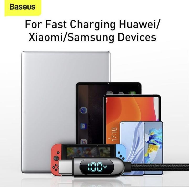 Actual product image Baseus C – C (1 m, USB 2.0, 100 W)