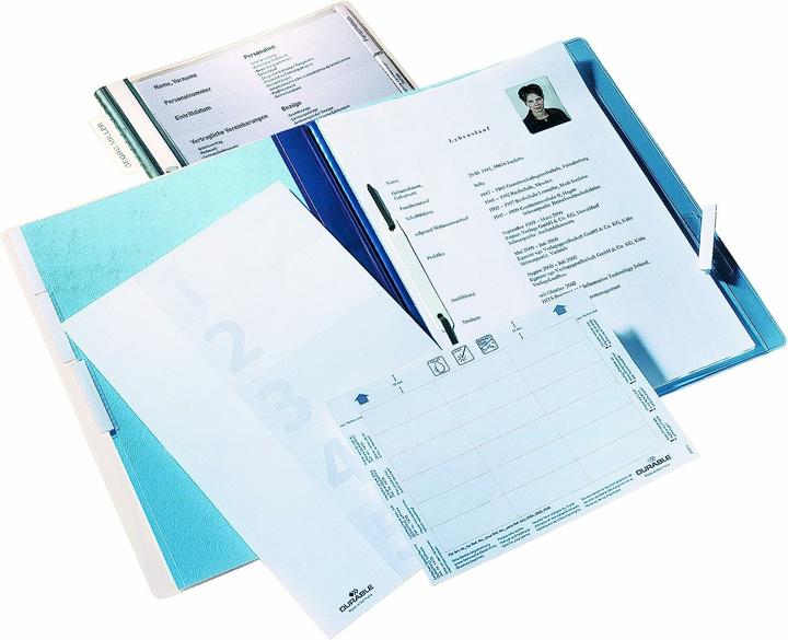 Image du produit Durable 5 Chemises pour personnel plastique bleu 4 x commercial (A4, 1 x)