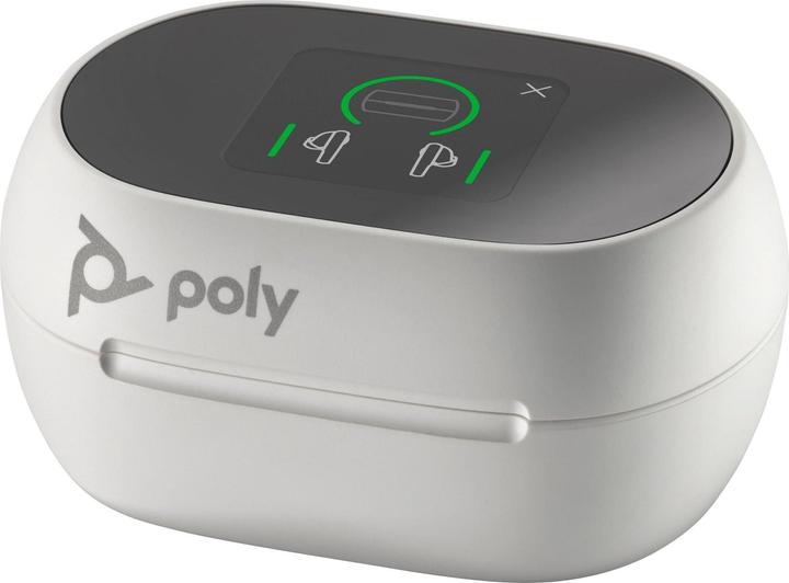 Actual product image Poly Voyager Free 60+ UC M White Sand Earbuds (Wireless, USB-C)