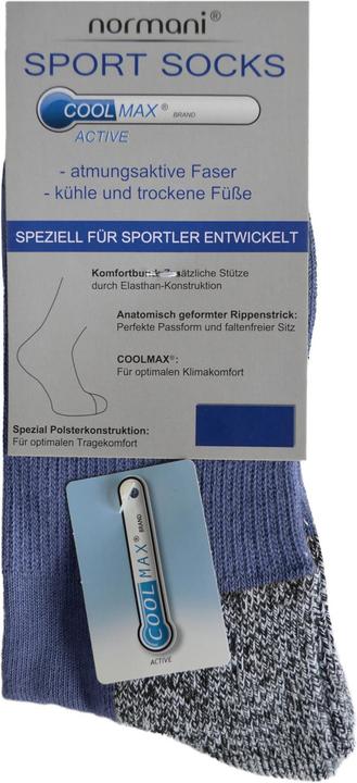 Produktbild Normani 2 Paar Coolmax Trekking-Funktionssocken (2er Pack, 35 - 38)
