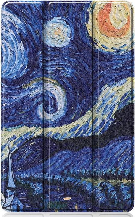 Cover-Discount Galaxy Tab S6 Lite - Tri-fold Smart Leather Case Night Sky (Galaxy Tab S6 Lite 10.4 (2020))