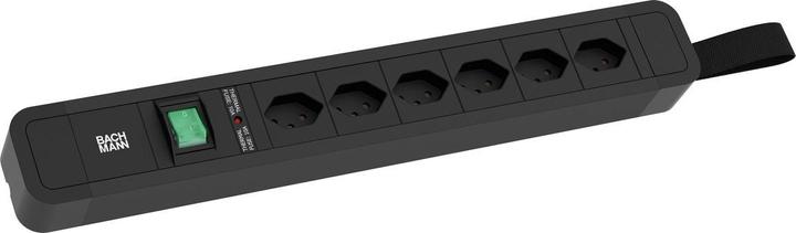 Actual product image Bachmann BACH socket strip (6 x, Type 13, 2 m)