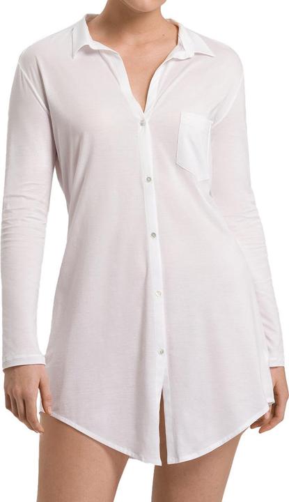Immagine prodotto Hanro Camicia da notte Cotton Deluxe - 90 cm di lunghezza - manica lunga (S)