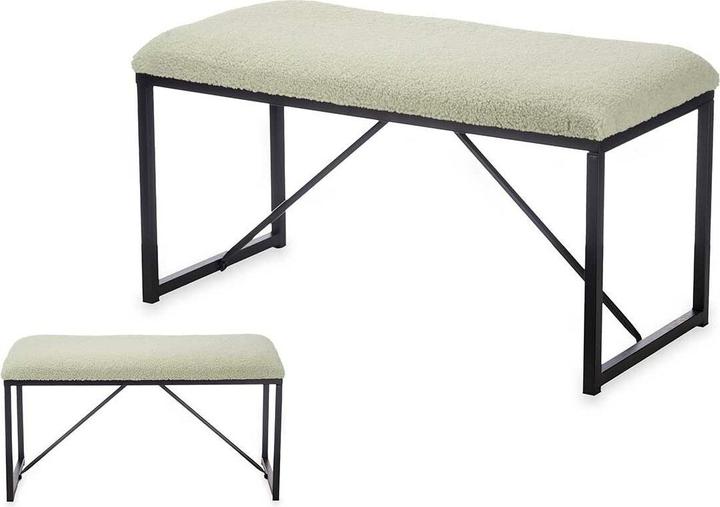 Immagine prodotto Giftdecor panchina in pelle di pecora verde (81 cm)
