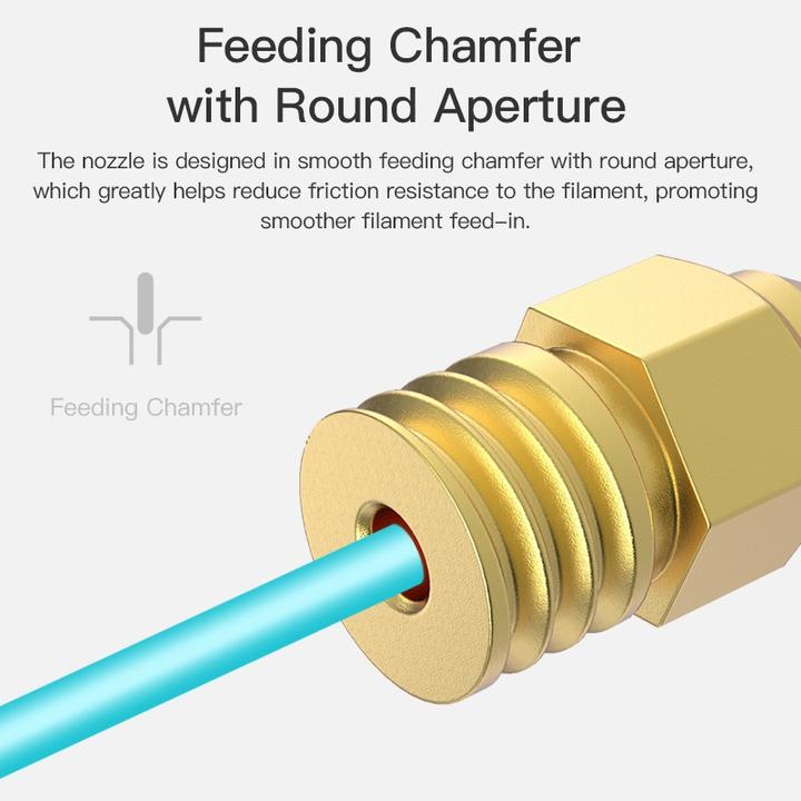 Actual product image Creality 0.4mm Nozzle MK Brass CR-6 SE (Blast pipe)