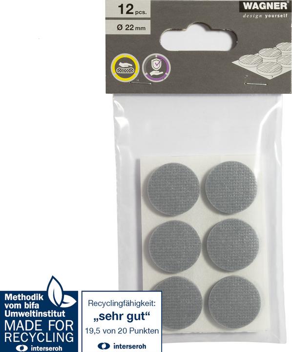 Produktbild Vibrationsdämpfer Soft Pad ø 22 mm 12 Stk. (12 Stück)