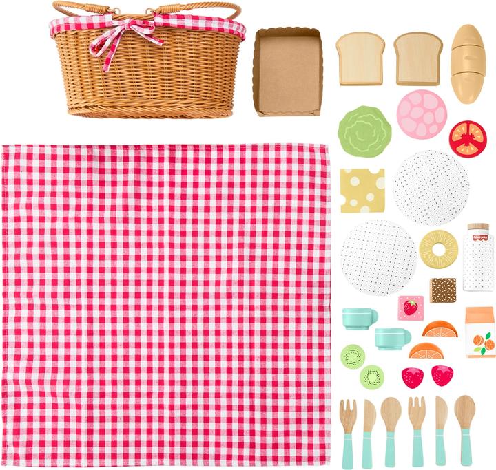 Image du produit Fisher-Price Set de paniers à pique-nique en bois
