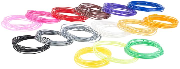 FreeSculpt Filament-Set für 3D-Drucker-Stifte (ABS, 1.75 mm, 120 g, Mehrfarbig)