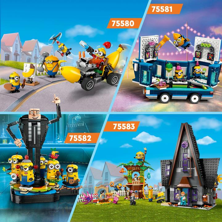 Produktbild LEGO Gru und die Minions aus Steinen (75582, LEGO Minions)