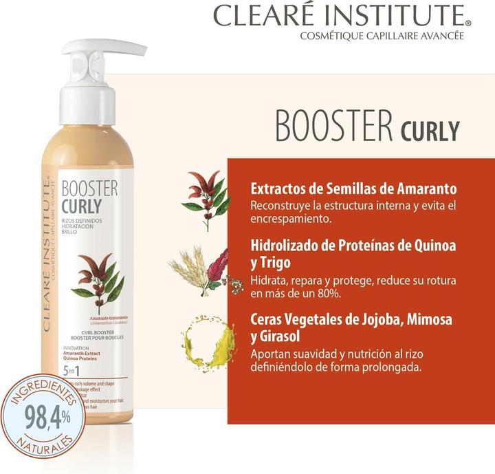Image du produit Clearé Institute Booster Curly Boucles définies Hydratation et brillance 200ml (200 ml)