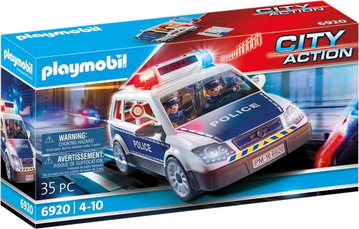 Produktbild Playmobil Police Einsatzwagen (6920, Playmobil City Action)