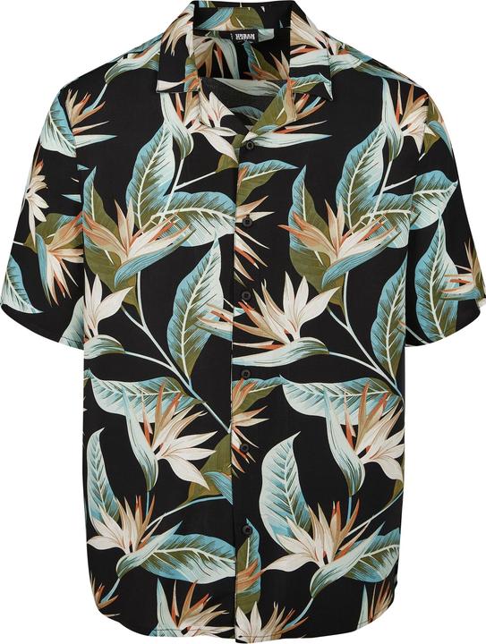Urban Classics Blossoms Resort Shirt