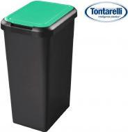 Produktbild Tontarelli Papierkorb doppelte Öffnung recyceln 45l Deckelans (45 l)