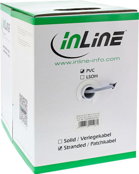 Actual product image InLine Patch cable Cat.5e (S/UTP, CAT5e, 100 m)