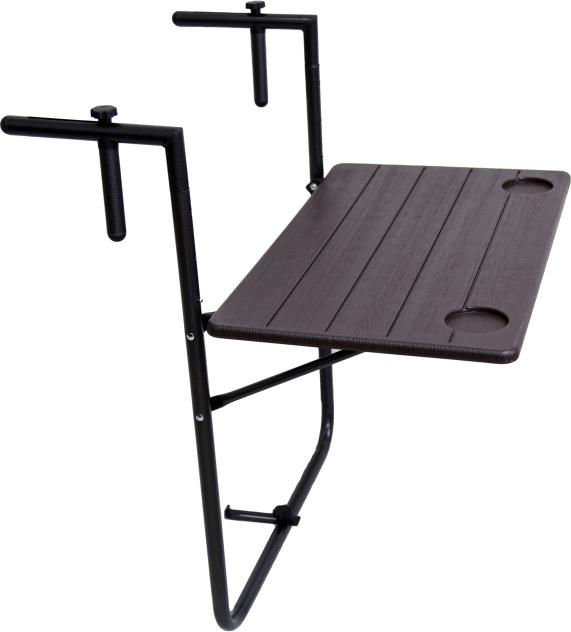 Image du produit Garden Pleasure Tabora table de balcon suspendue plastique coffee 60,0 x 60,0 x 73,0 - 83,5 cm (60 cm)