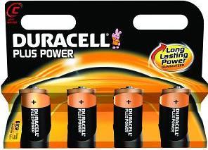Produktbild Duracell Plus (4 Stk., C, 7750 mAh)