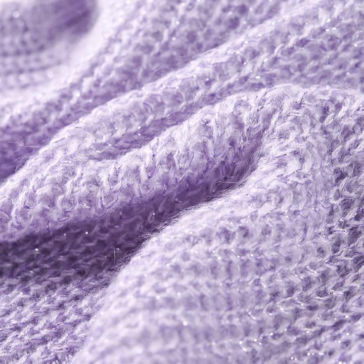 Produktbild VidaXL Kinder-Pulloverweste Gestrickt Helllila 116,Material: 67 (116)