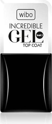 Wibo WIBO Incredible Gel Top Coat preparat utwardzający do paznokci 8,5ml (Top Coat)