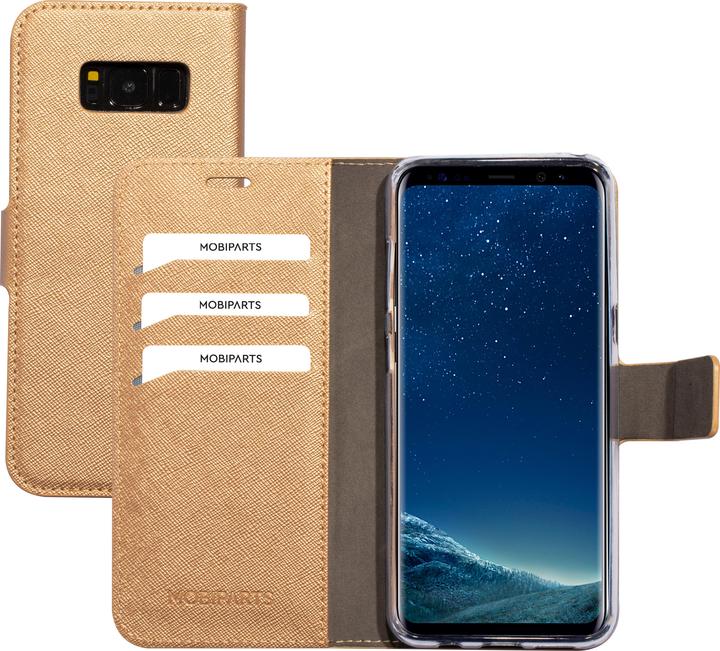 Actual product image Mobiparts Saffiano Wallet Case Samsung Galaxy S8 Copper (Samsung Galaxy S8+)