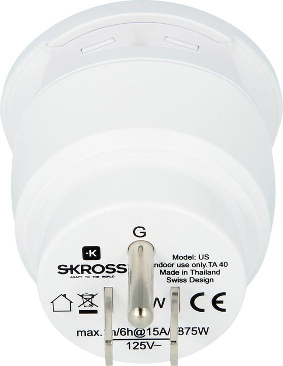 Produktbild Skross Reiseadapter CA W to EU