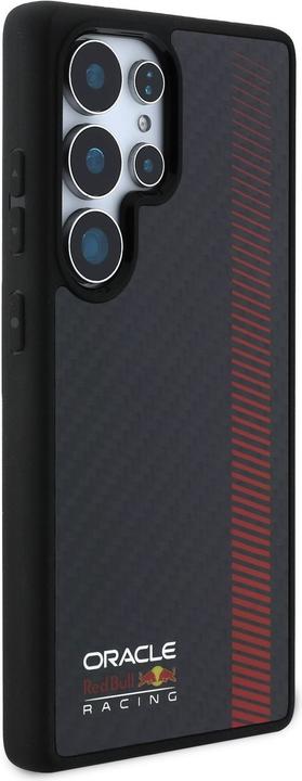Produktbild Red Bull Real Carbon Fiber Powerbar MagSafe Case for Samsung Galaxy S25 Ultra Black (Samsung Galaxy S25 Ultra)
