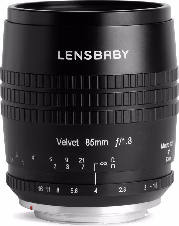 Lensbaby Velvet 85mm f/1.8 (Micro Four Thirds, APS-C / DX, Vollformat)