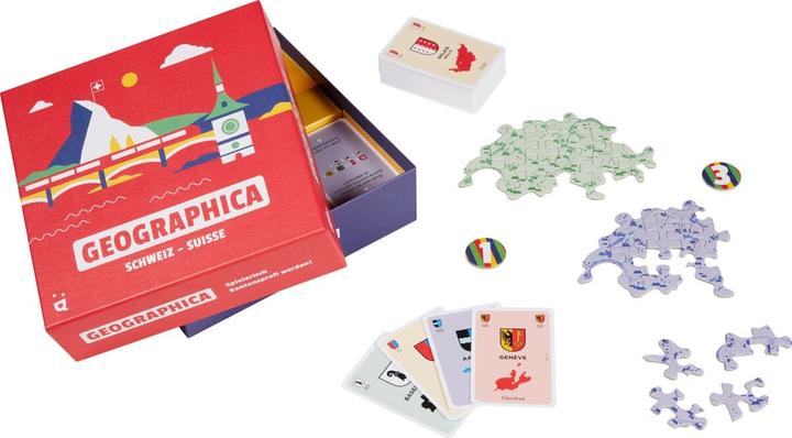 Produktbild Helvetiq Geographica Schweiz - Suisse (Deutsch, Französisch)