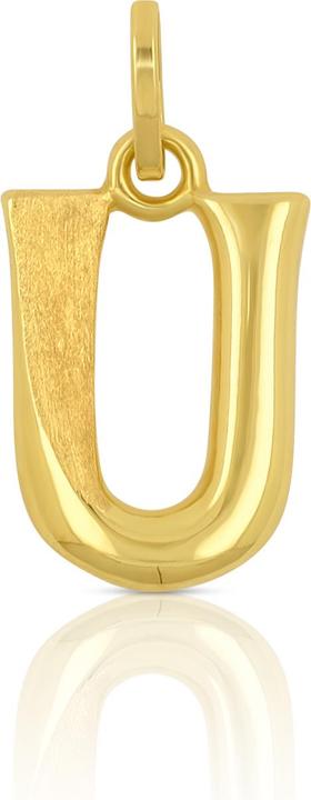 Muau Buchstabe (750/18K Gelbgold)