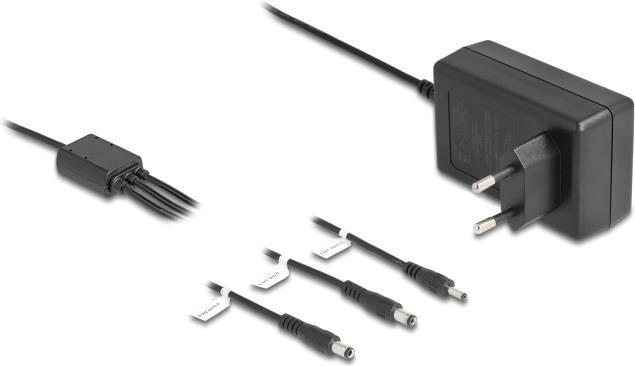 Image du produit Delock Alimentation externe DC 3,5x 1,35mm/ 5,5x 2,1mm/ 5,5x 2,5mm 12V 3A 36W