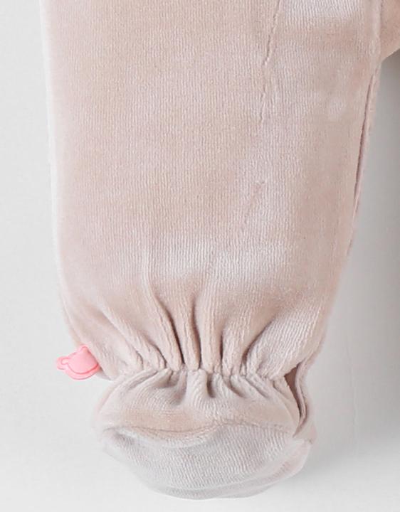 Immagine prodotto Noukies Tuta in velluto con teste di tigre beige taglia 74 (74)