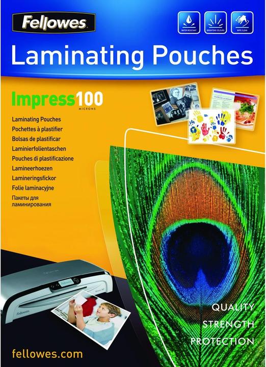 Produktbild Fellowes Impress 100 (A4, 100 Stück, 100 µm)