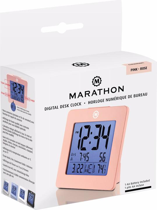 Actual product image Marathon Digital Desktop Clock