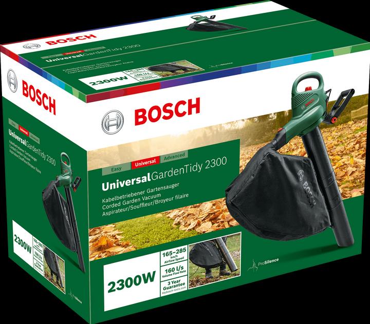 Produktbild Bosch Home & Garden Gartensauger UniversalGardenTidy 2300 (Netzbetrieb, Laubsauger, Laubbläser, Laubsauger-& bläser)