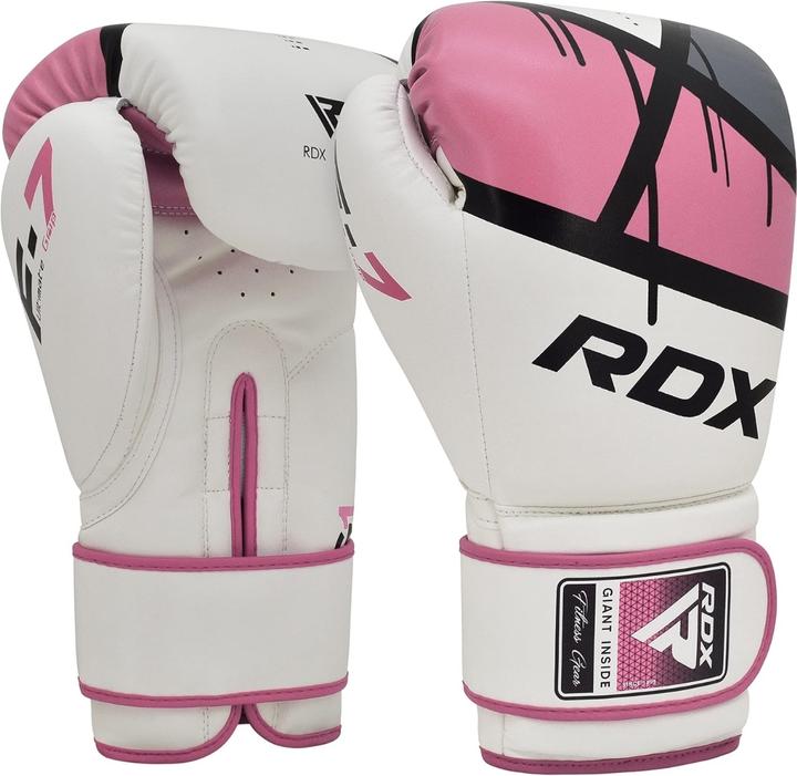 Actual product image Rdx Boxing Glove Bgr-F7 Pink (12 OZ, One size)