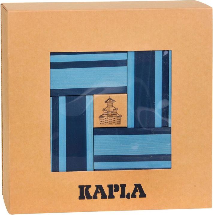 Produktbild Kapla Color blau-hellblau mit Buch