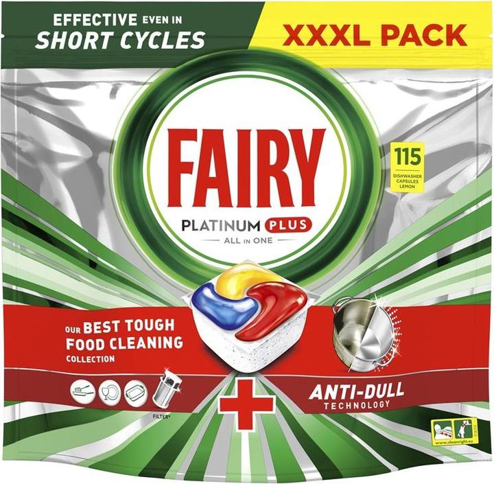 Image du produit Fairy Platinum Plus Tout-en-un (Tabs, 115 x)