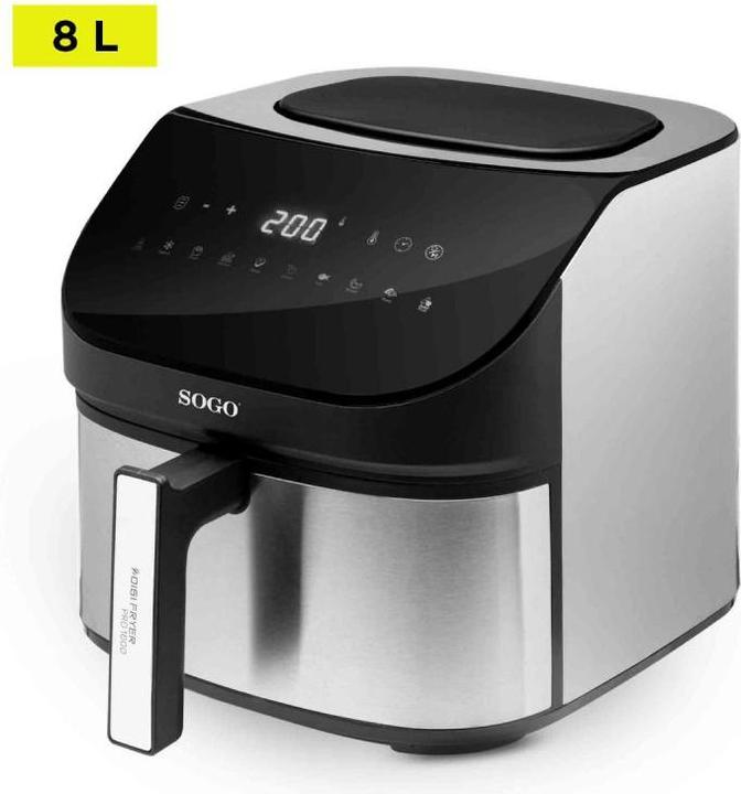 Produktbild Sogo AIR FRYER 8 LITRE S/S BODY, DIGITAL CONTROL-1700W